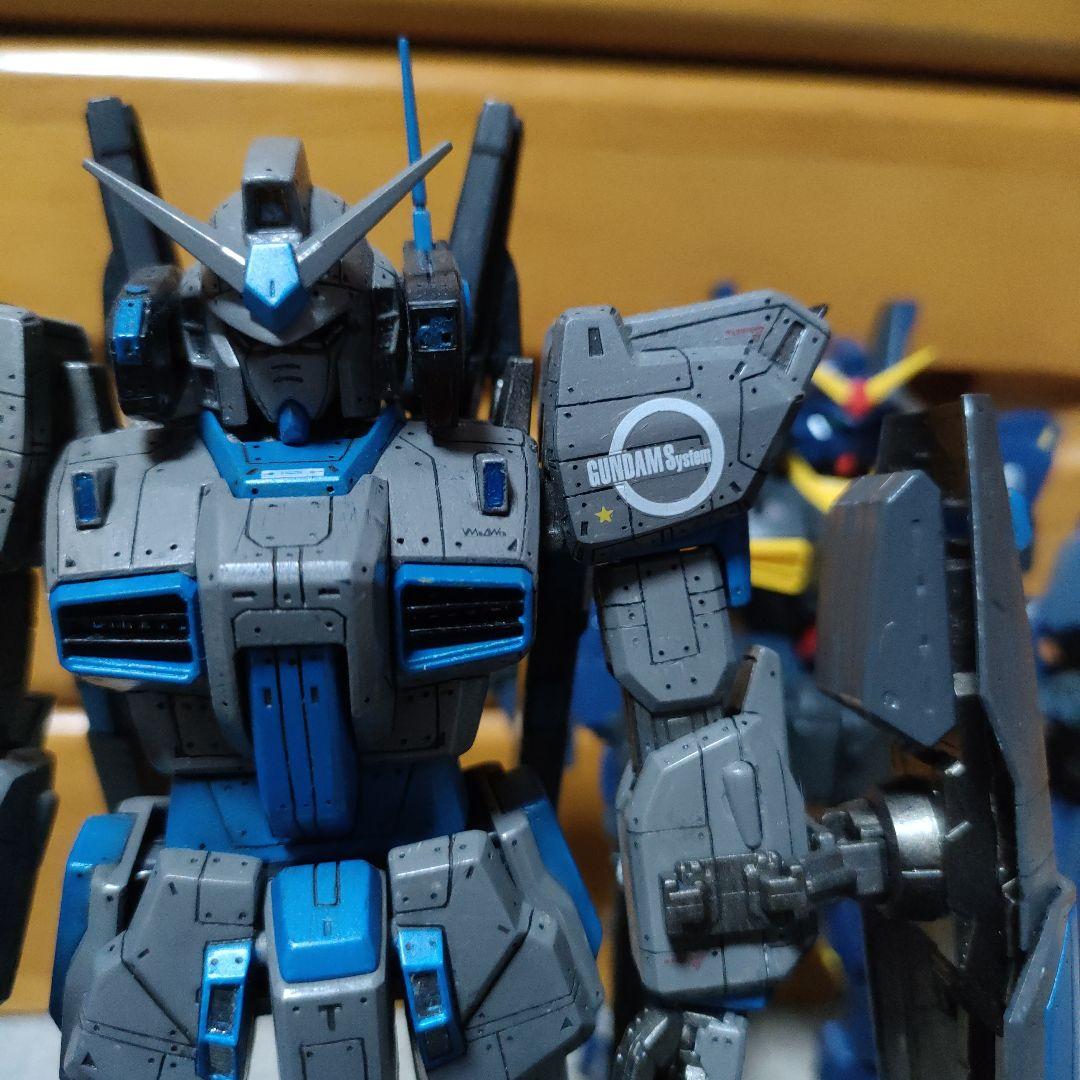 2点セット MG ガンダムマークⅡ ティターンズ+Ver.2.0 塗装品