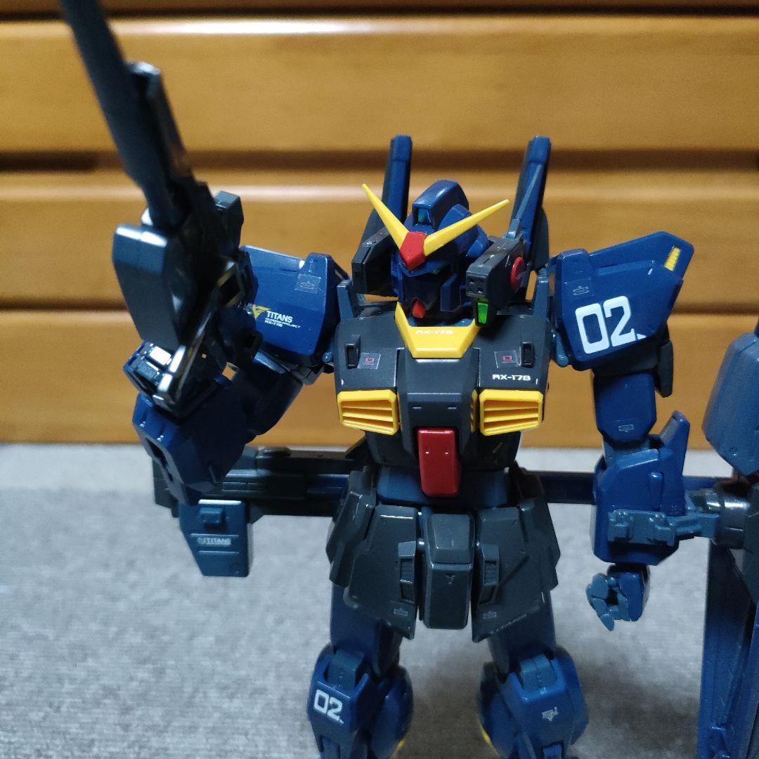 2点セット MG ガンダムマークⅡ ティターンズ+Ver.2.0 塗装品