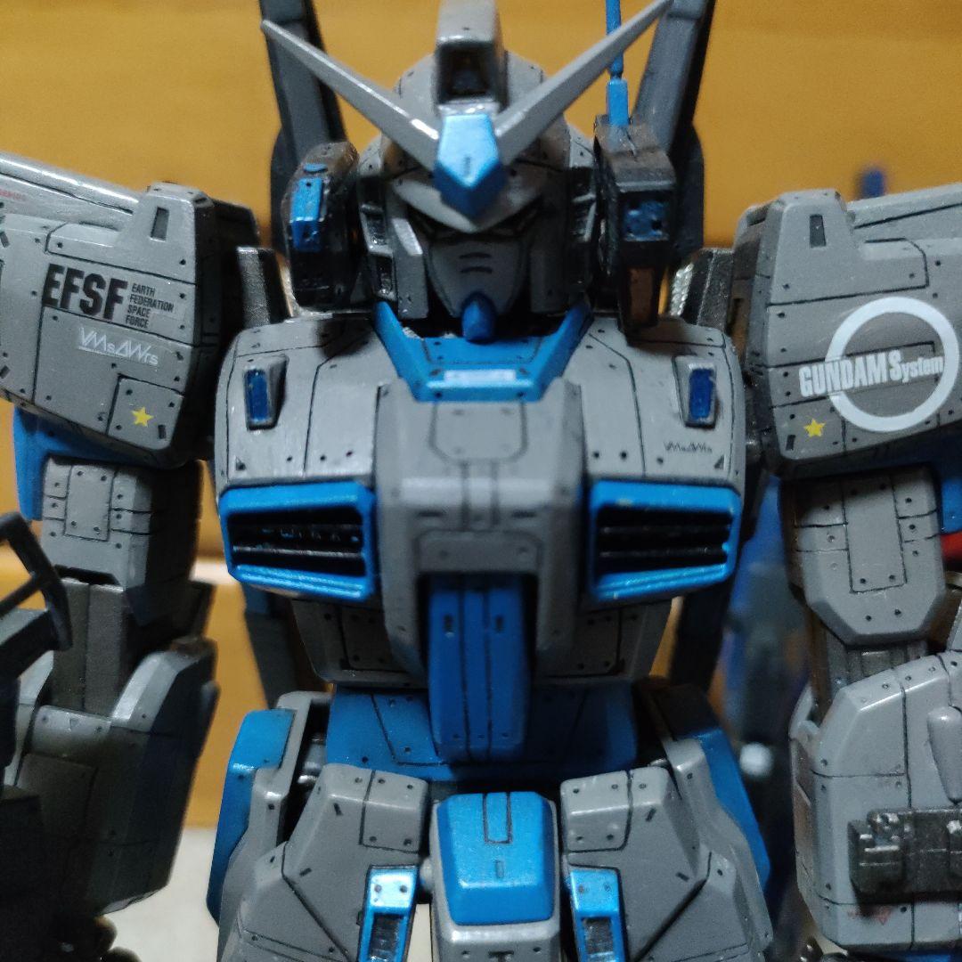 2点セット MG ガンダムマークⅡ ティターンズ+Ver.2.0 塗装品