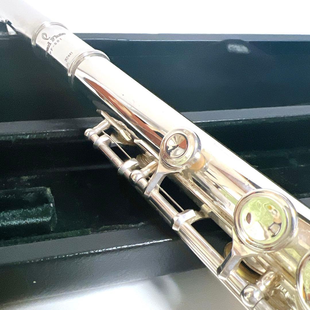 【美品】Pearl PF-501 フルート パール　吹奏楽　Eメカ　管楽器