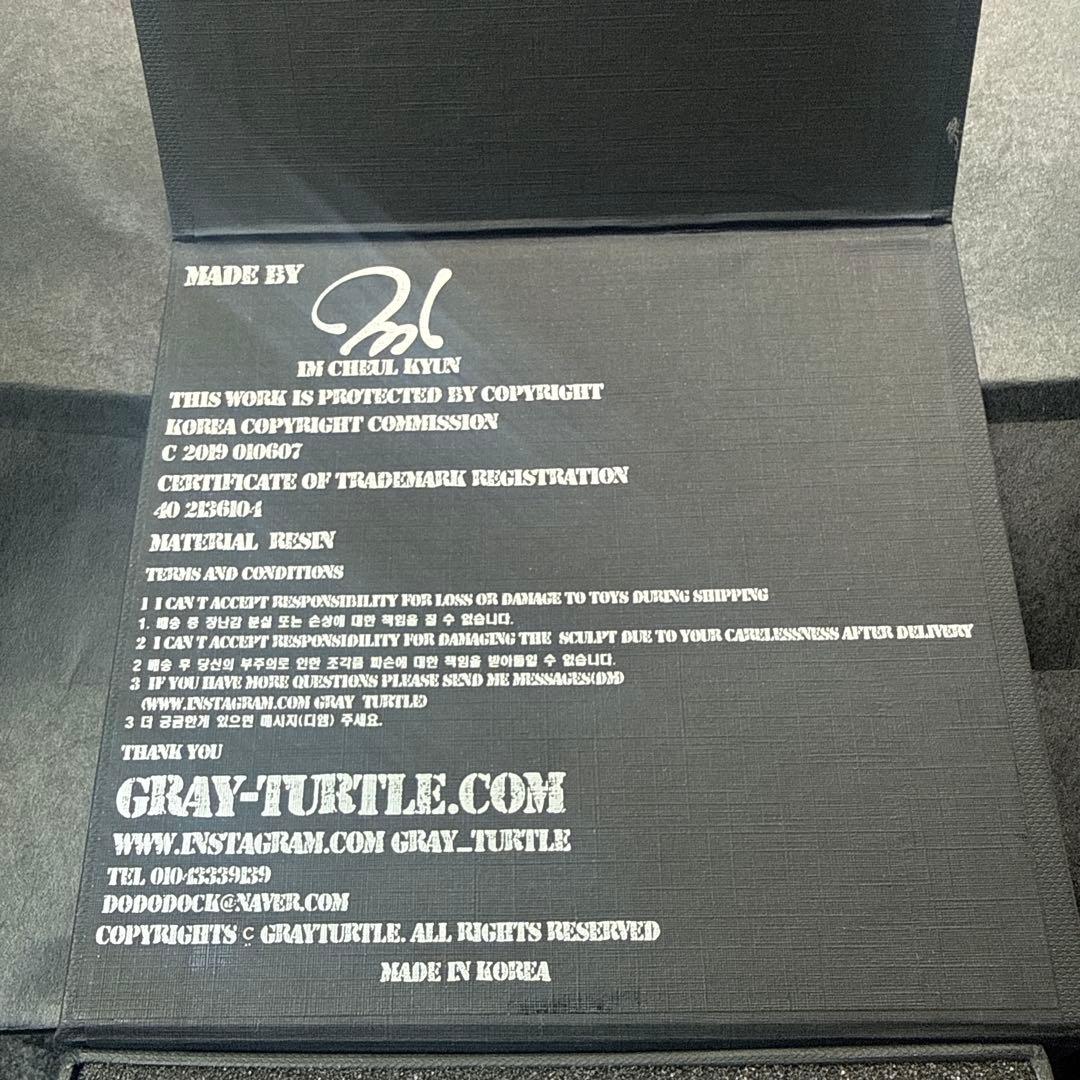 羅本製所 ROBINCERAMICSTUDIO gray turtle 20体限