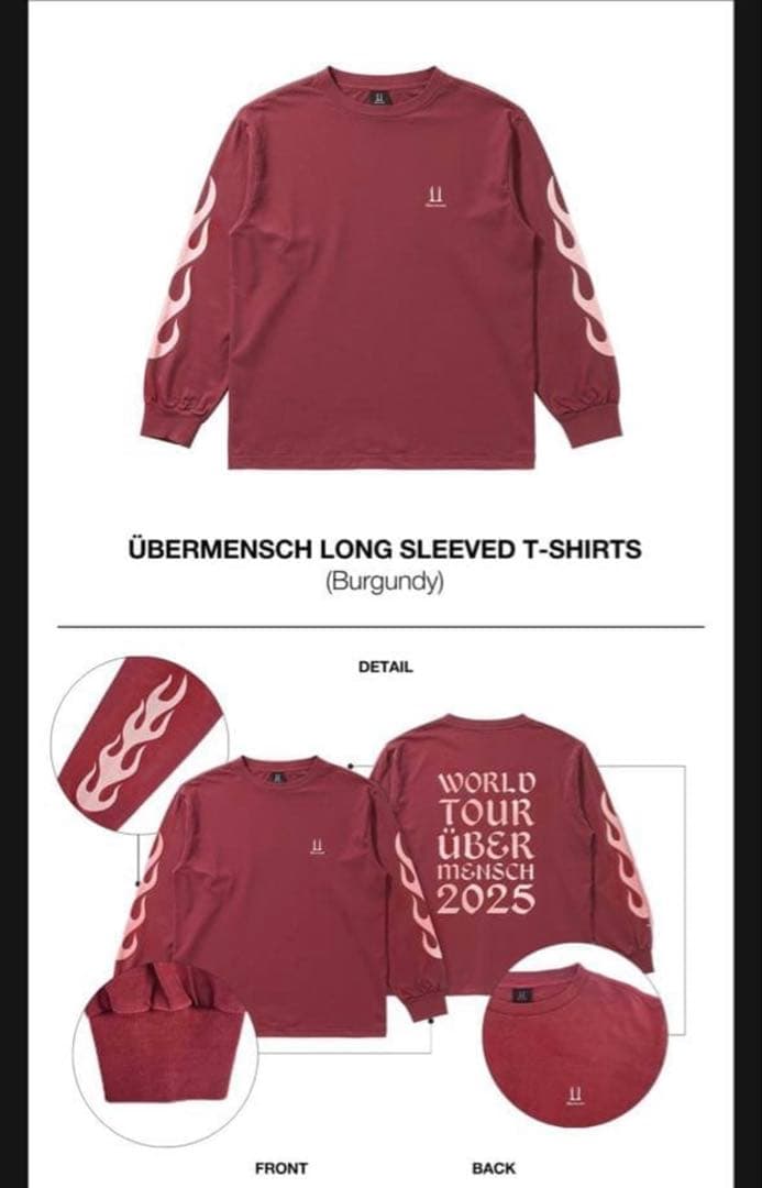 GDRAGON ÜBERMENSCH LONG T-SHIRTS