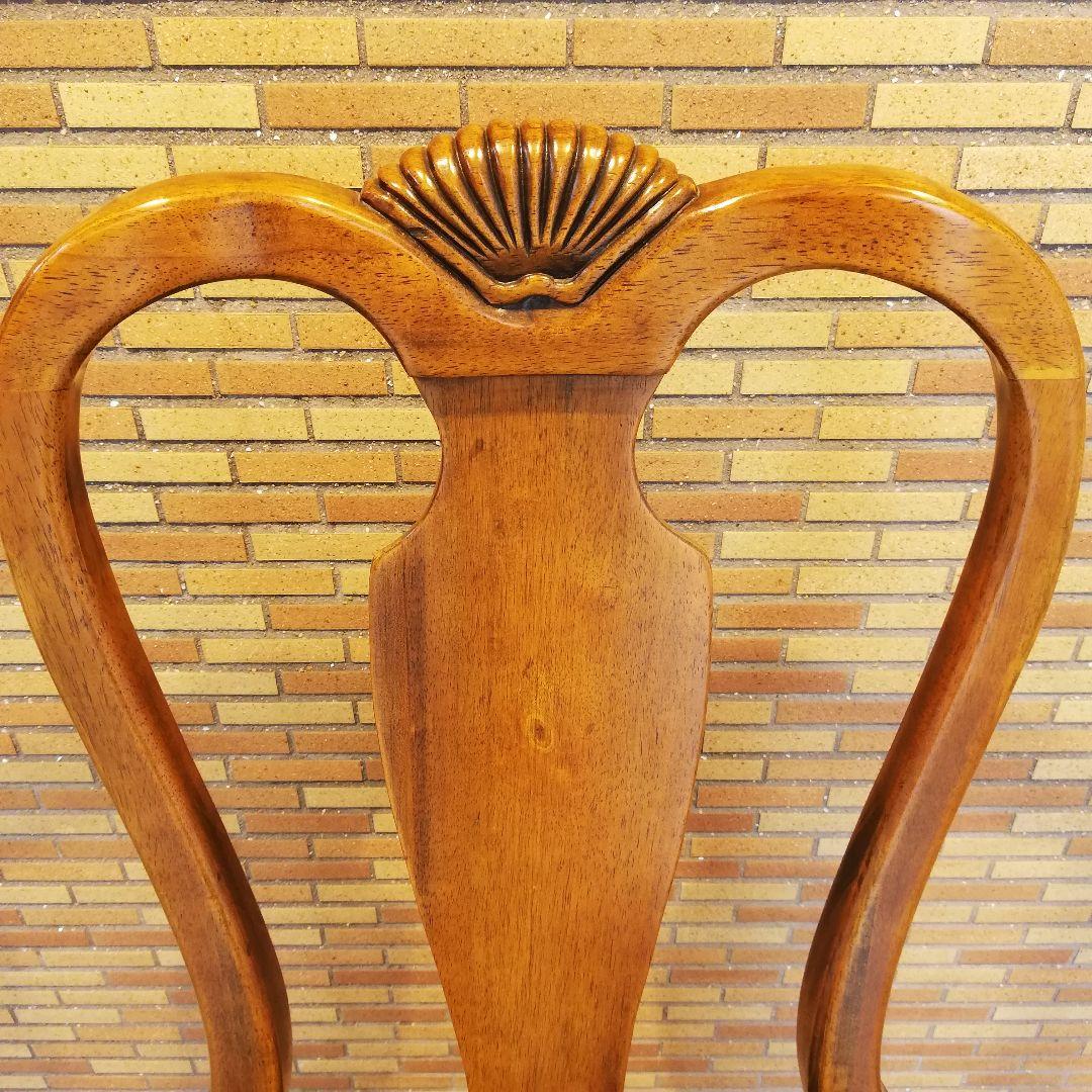 ◇アメリカ製　木製　ビンテージチェア｜椅子　猫脚　アンティーク