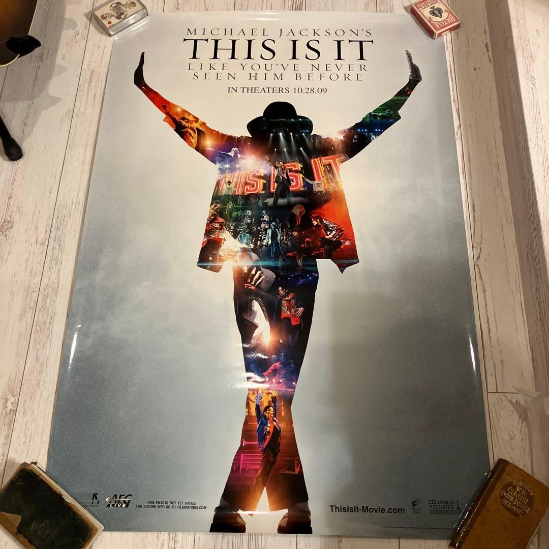 MICHAEL JACKSON THIS IS IT 両面印刷オリジナルポスター