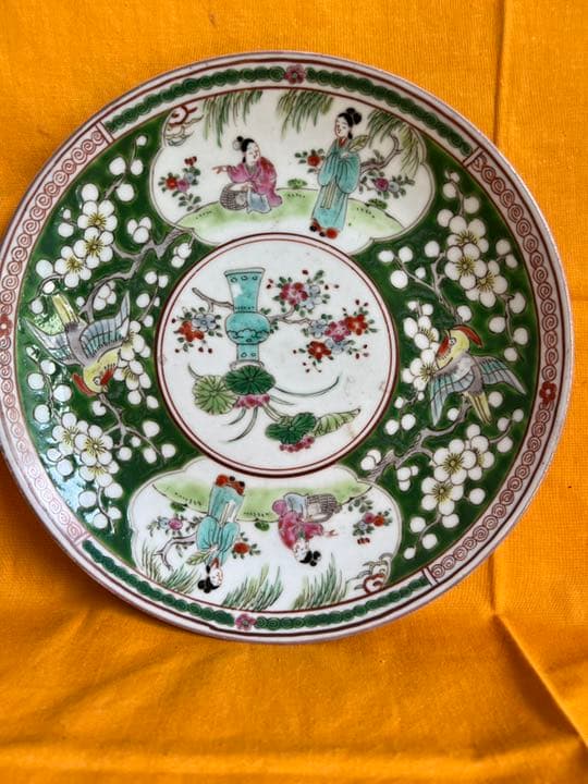 古美術 陶芸中国  中国 古美术 伊万里 九谷 染付花瓶 置物