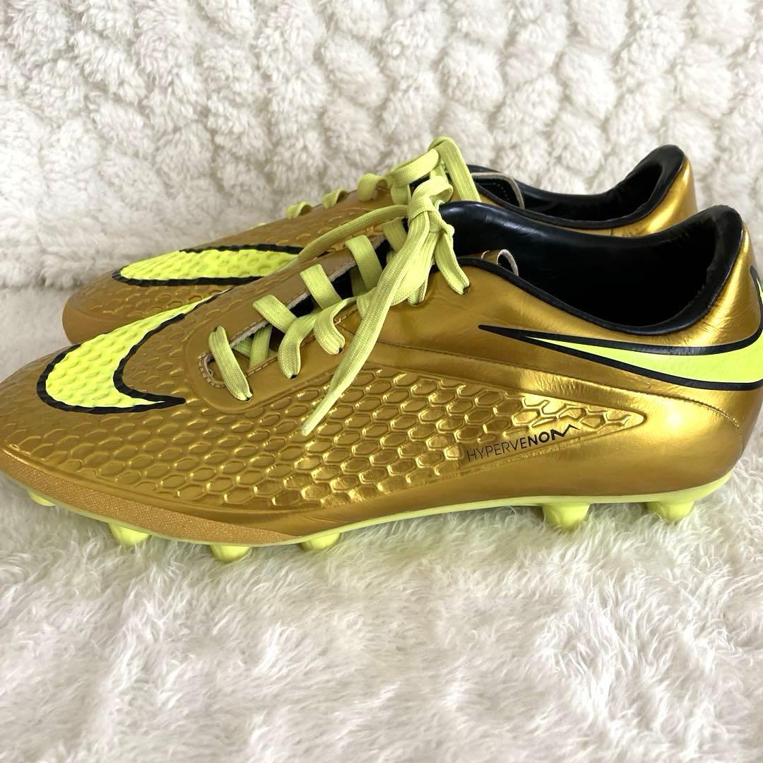 【希少】Nike ナイキ ハイパーヴェノム ネイマール愛用 ゴールドスパイク