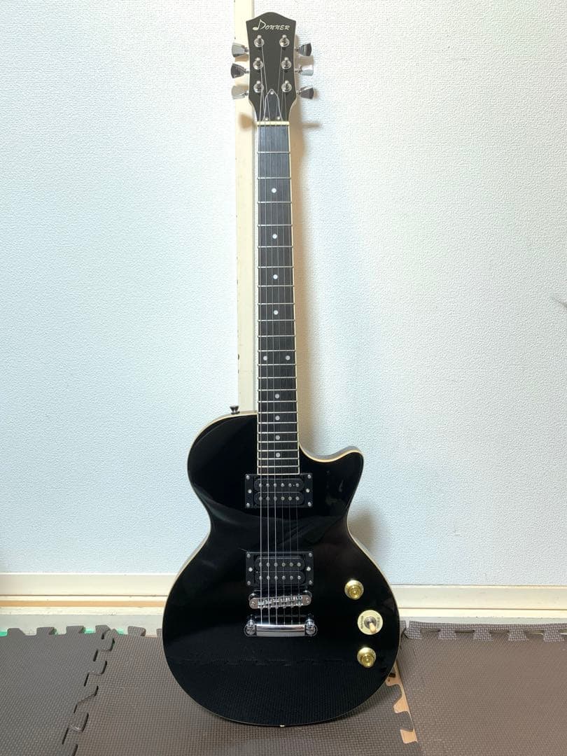 Donner エレキギター レスポール タイプ DL-124 黒