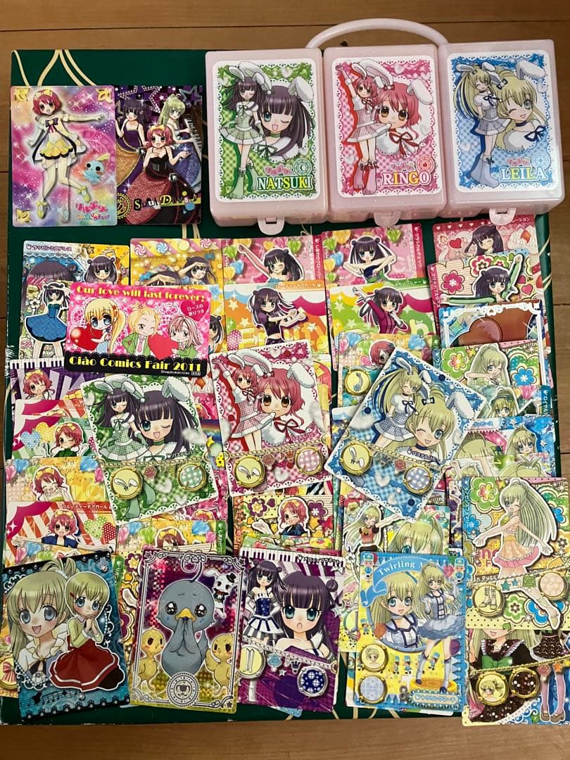 リルぷりっ ゆびぷるひめチェン！ カード 色々62枚セット カードケース付き