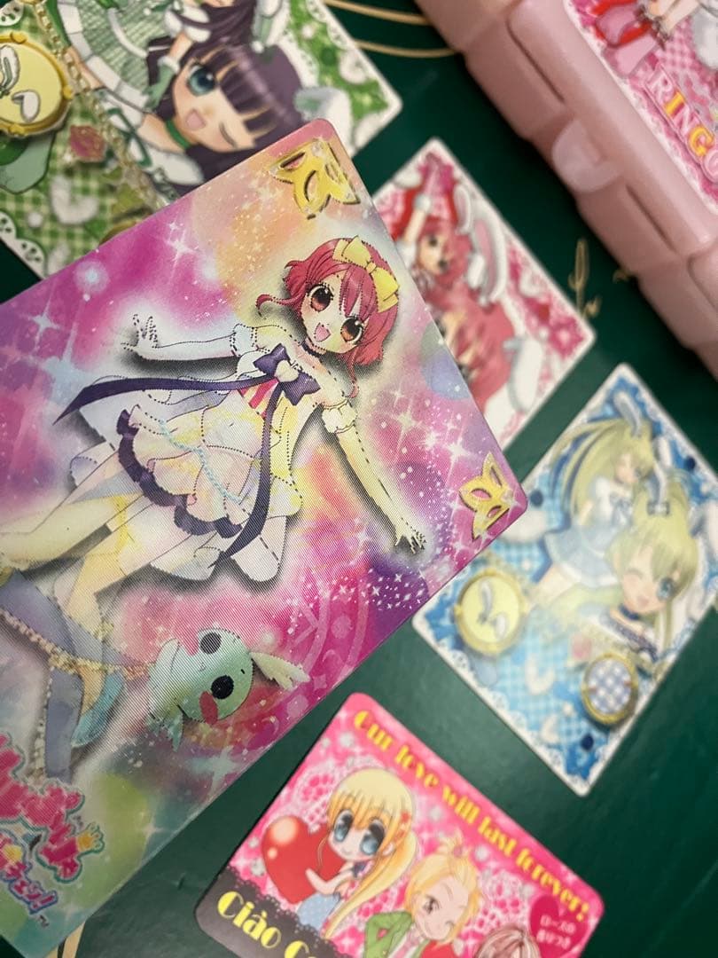 リルぷりっ ゆびぷるひめチェン！ カード 色々62枚セット カードケース付き