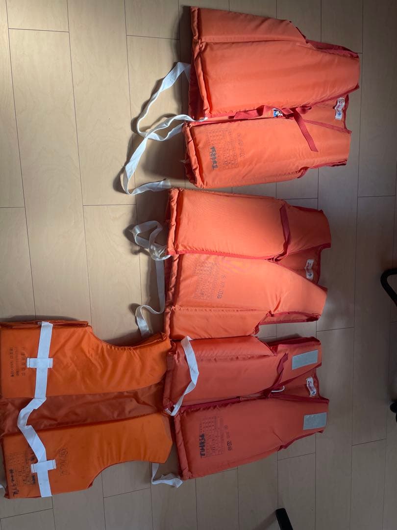 桜マークライフジャケット 4着セット