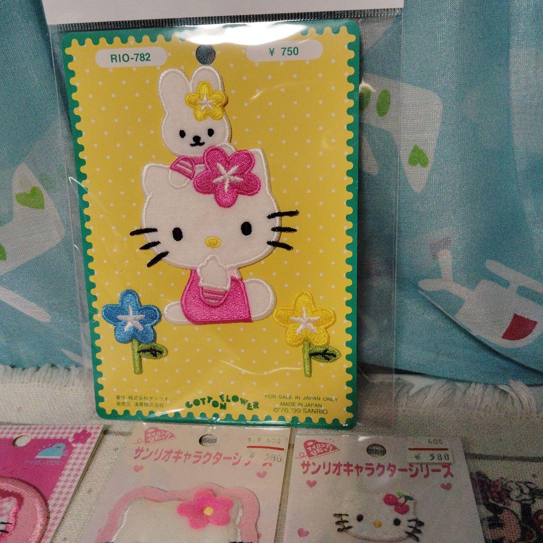 キティ　アップリケ　ワッペン　レトロ　ヴィンテージ　刺繍　まとめ