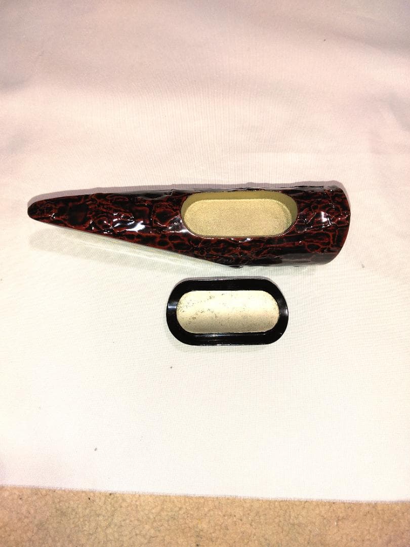 茶道具　玄々斎好　溜塗千鳥蒔絵舟香合　蜑小舟香合　美品　安値特売　値下ご容赦！！