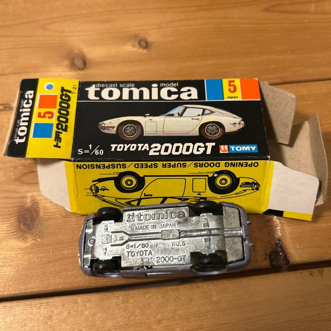 トミカ トヨタ2000GT 1Gホイール　黒箱　日本製