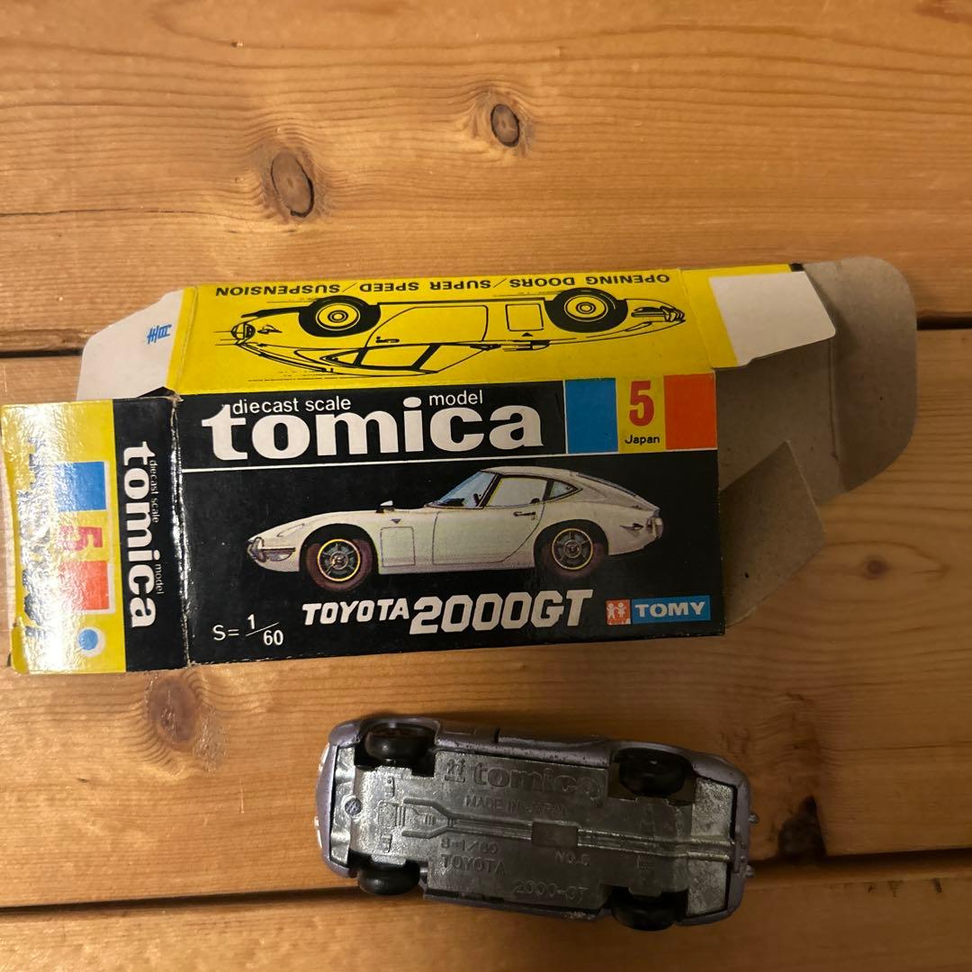 トミカ トヨタ2000GT 1Gホイール　黒箱　日本製