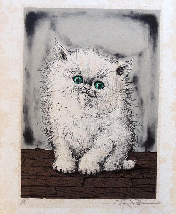 ●小澤清人４枚●プチブロン・浮き輪の女の子・ザクロ・樹木　小沢清人