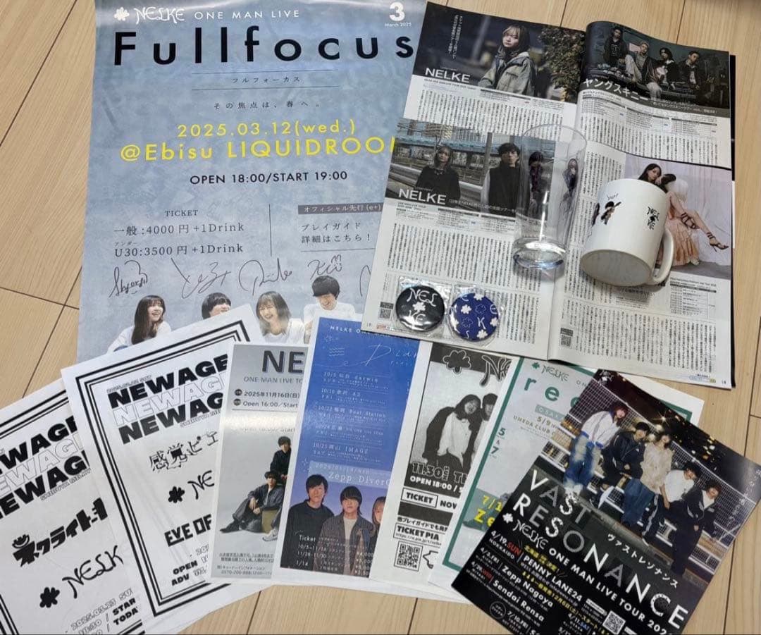 NELKE RIRIKO ポスター　キーホルダー