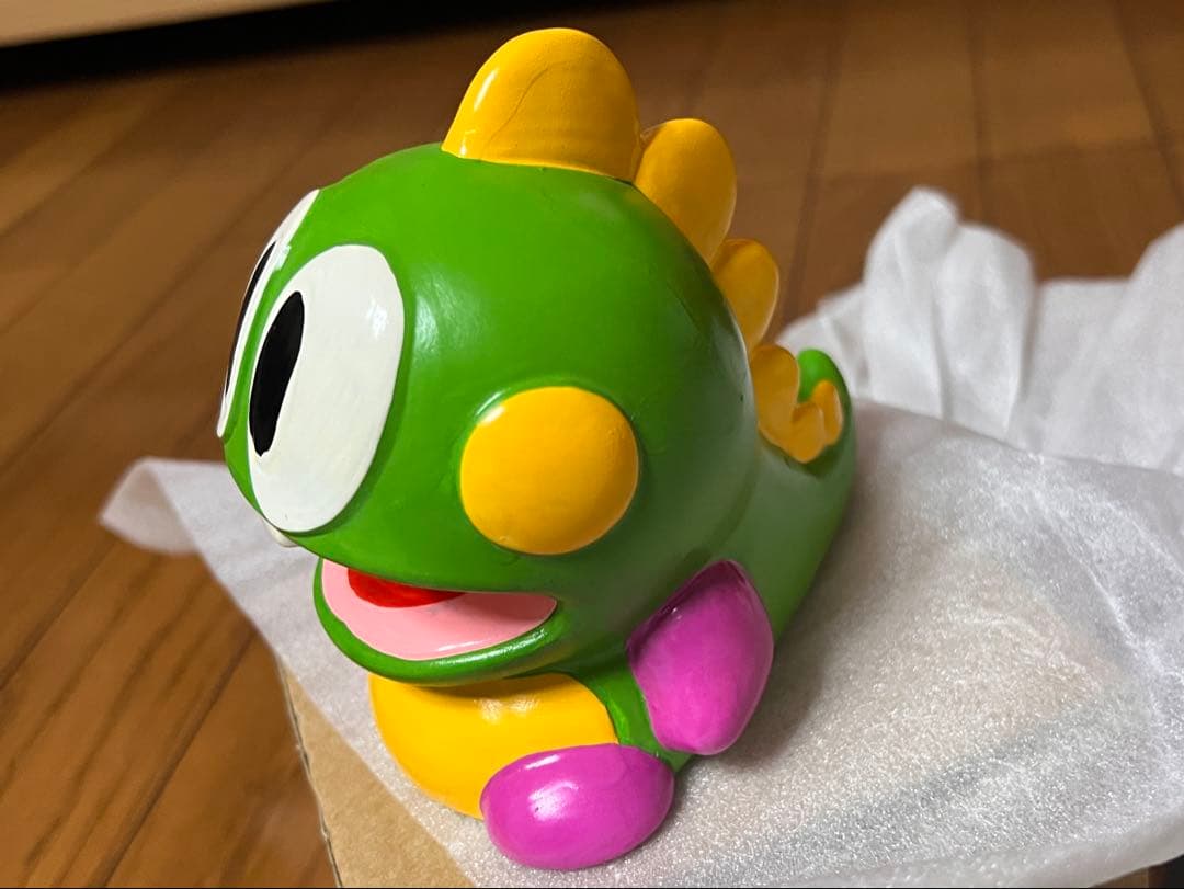 FM-TOWNS版　バブルボブル　バブルン　貯金箱　特典品