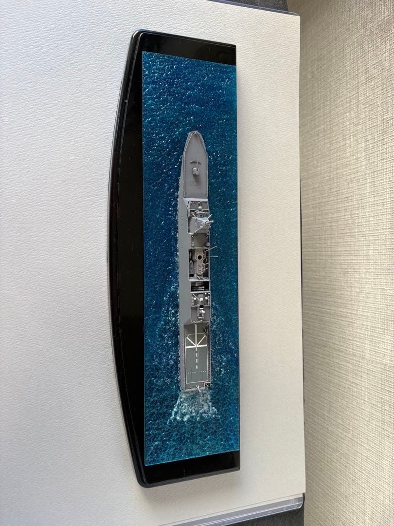1/700 海上自衛隊　護衛艦もがみ　全塗装　洋上ジオラマ