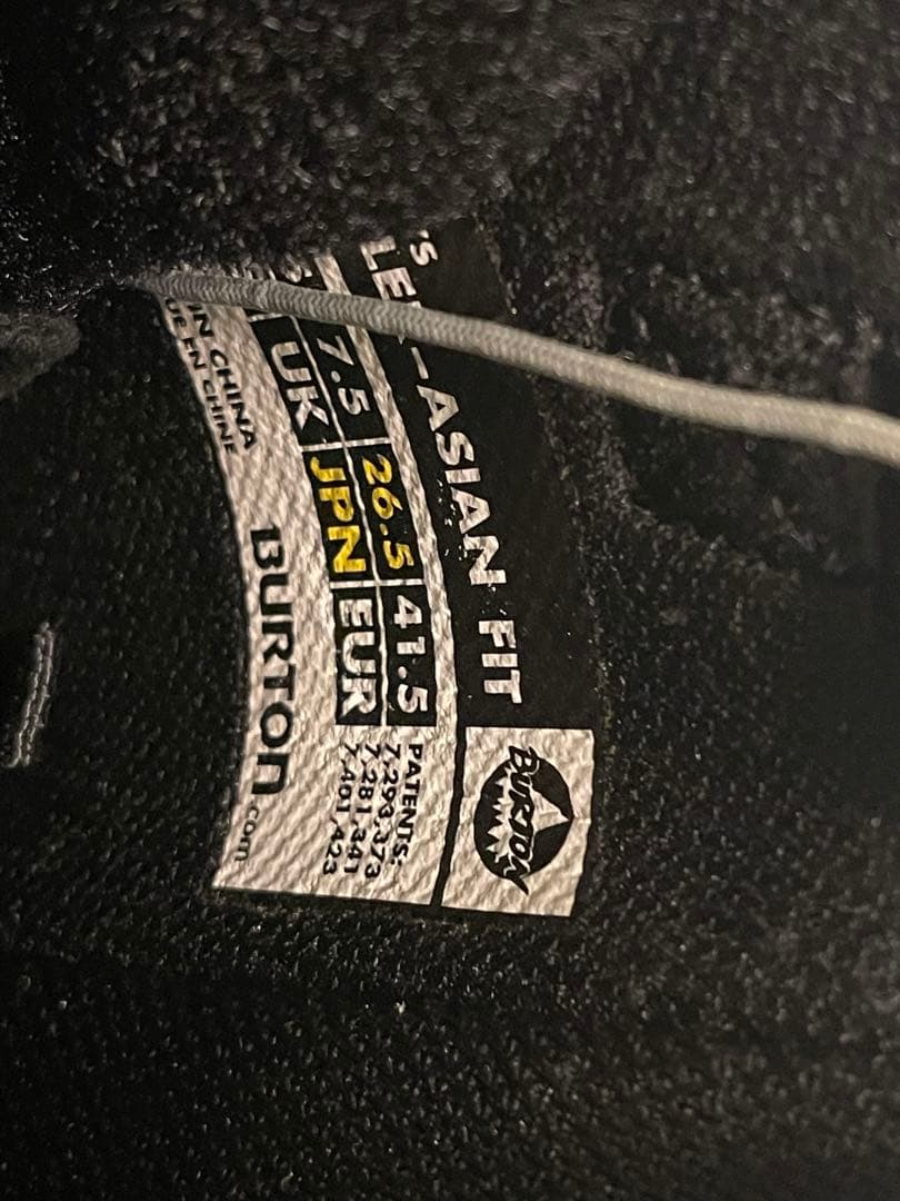 BURTON RULER ASIAN FIT スノーボードブーツ 26.5cm