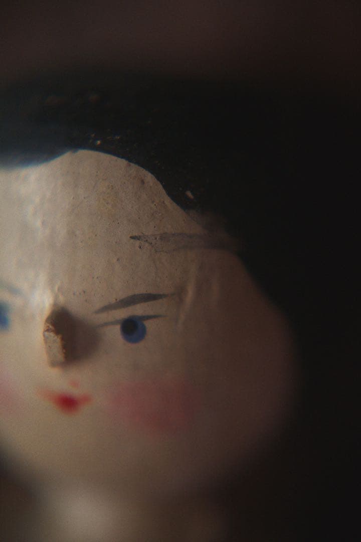 アンティーク ペグドール ウッデンドール