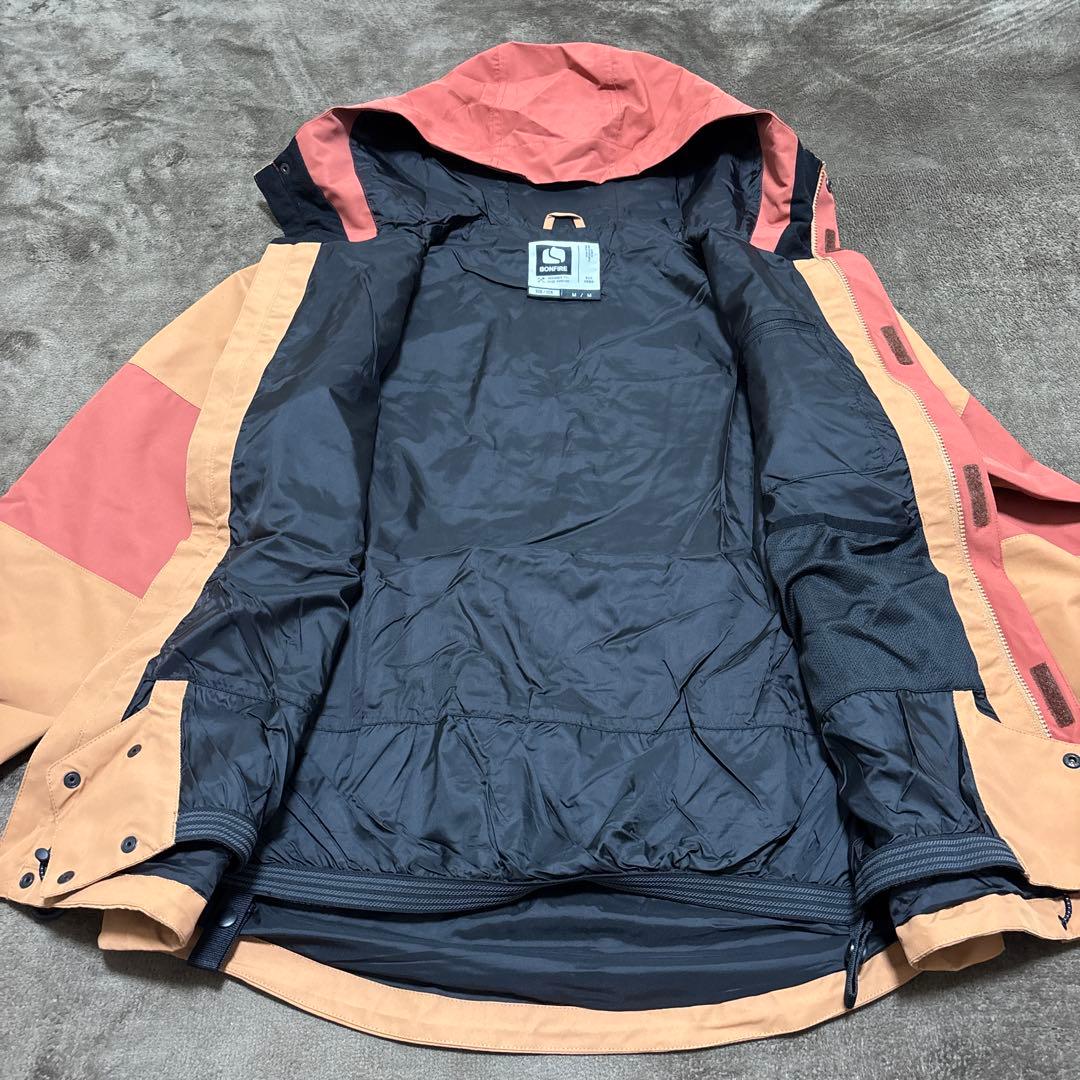 BONFIRE フード付きジャケット オレンジ系Mサイズ