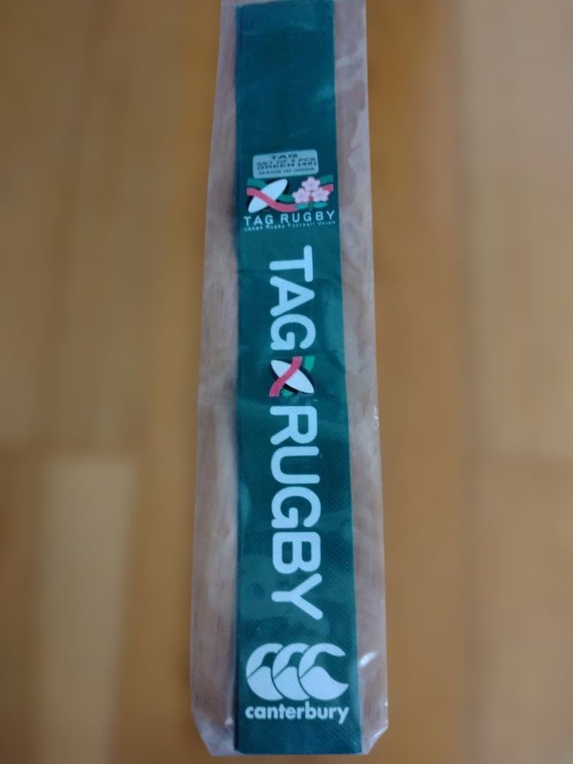 【新品未使用】 Canterbury タグラグビー用ベルト20本タグ40本セット