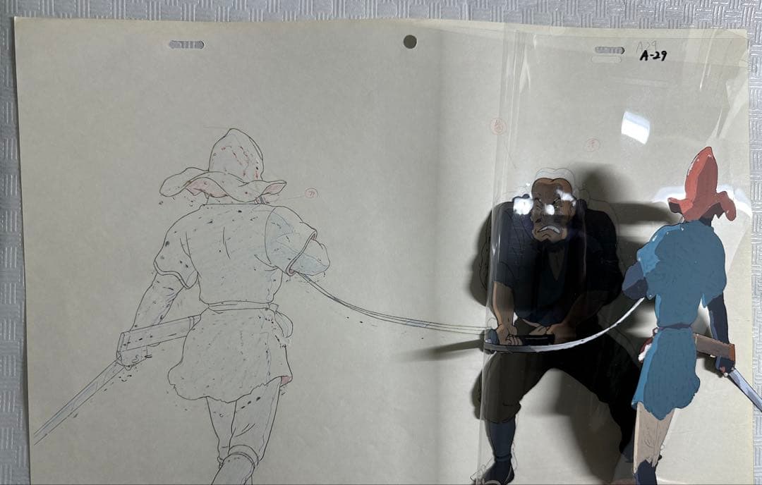 もののけ姫　セル画　アシタカ　スタジオジブリ