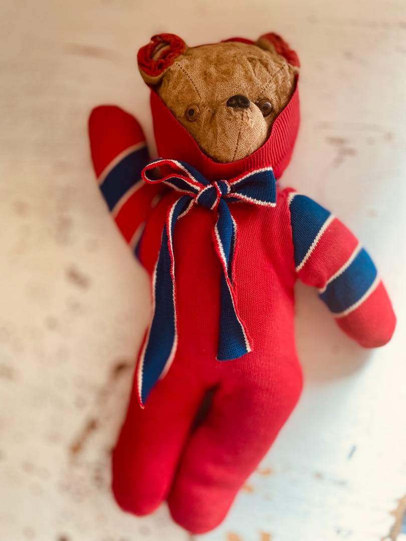 ヴィンテージ ベア　ドール　3体セット　アンティークベア