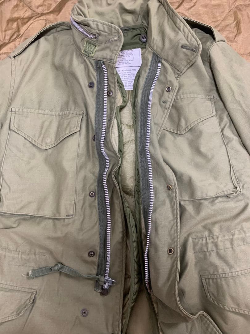 米軍実物　M-65 2nd アルミジップ ライナー　M65 アメリカ軍