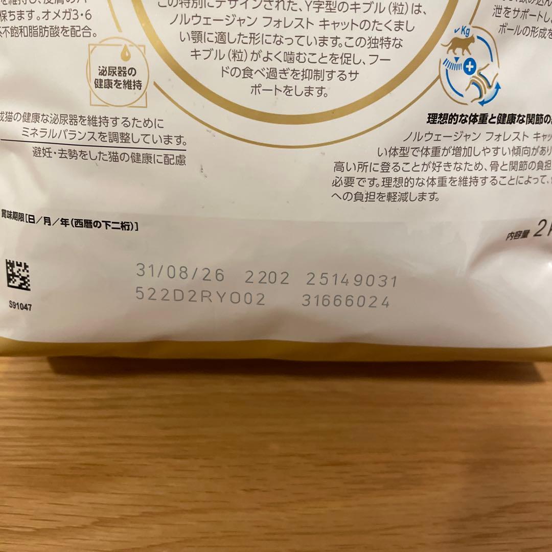  CANIN ノルウェージャンフォレストキャット 2kg×3袋　未開封