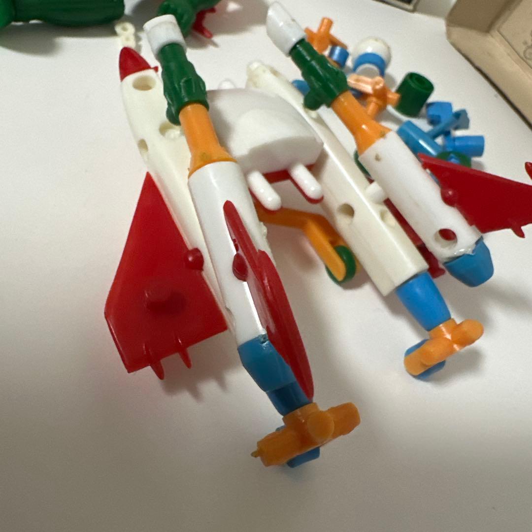 タカトク アオシマ 鋼鉄ジーグ　合体マシン17号　19号 プラモデル　当時物