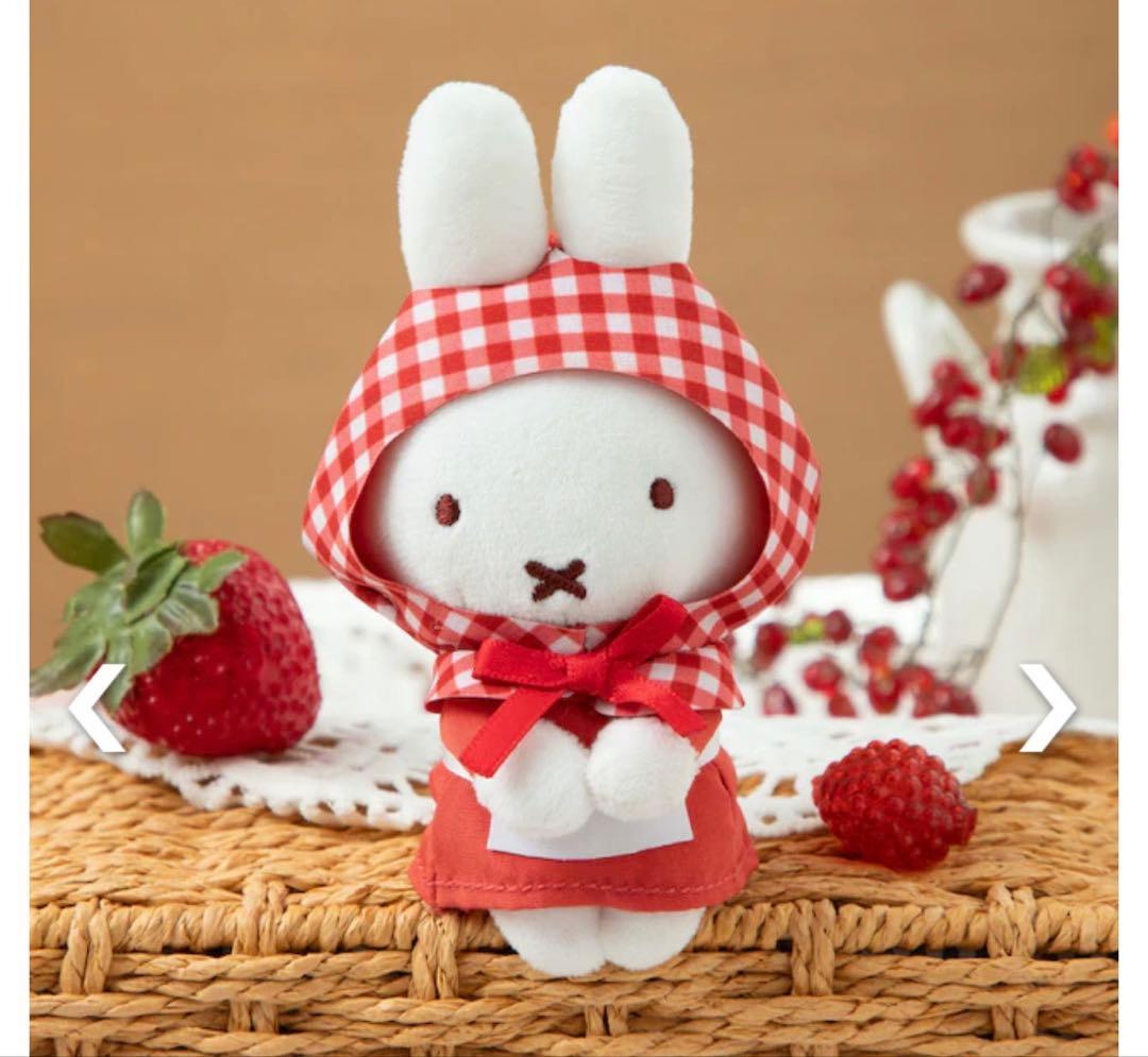 先行販売 予約完売ミッフィー ぬいぐるみ 4体セット チェック柄