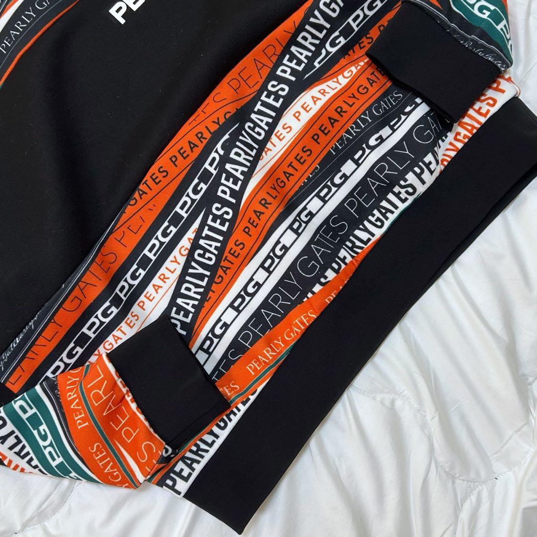 美品 PEARLY GATES カノコダンボールクルーネックトップス　サイズM