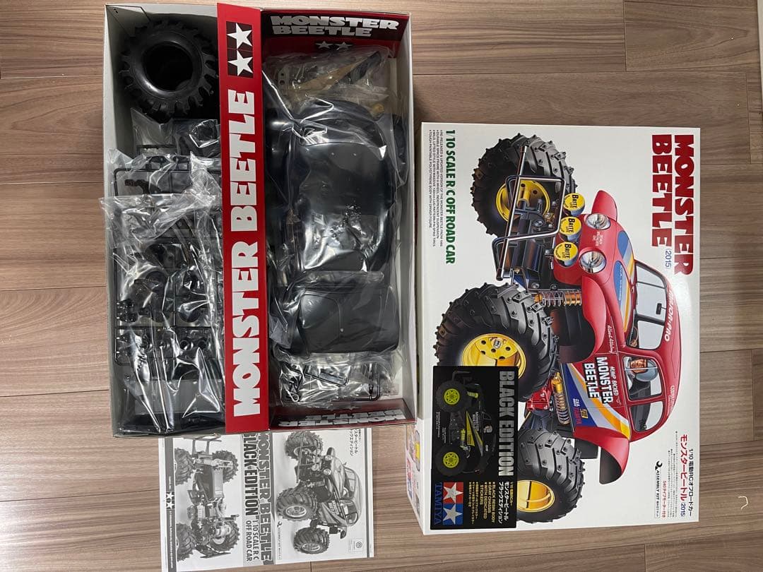 [価格変更 ]タミヤモンスタービートル ブラックエディション（組み立てキット）