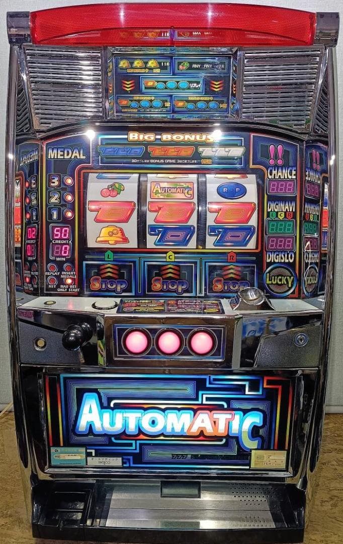 【パチスロ実機】ベルコ★オートマティック【フルオートプレイ付不要機付】