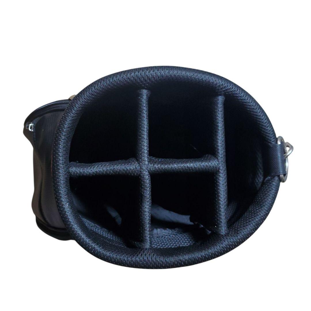 極美品 Kissmark キャディバッグ ゴルフバッグ フード付き