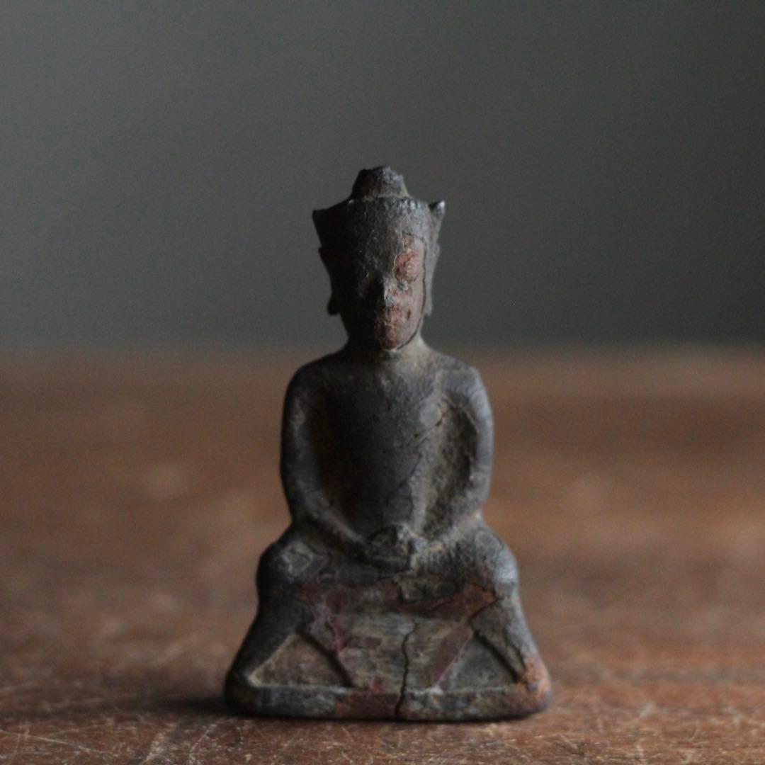 鋳銅仏 座像 仏教美術 古美術 古道具 アンティーク 古銅仏