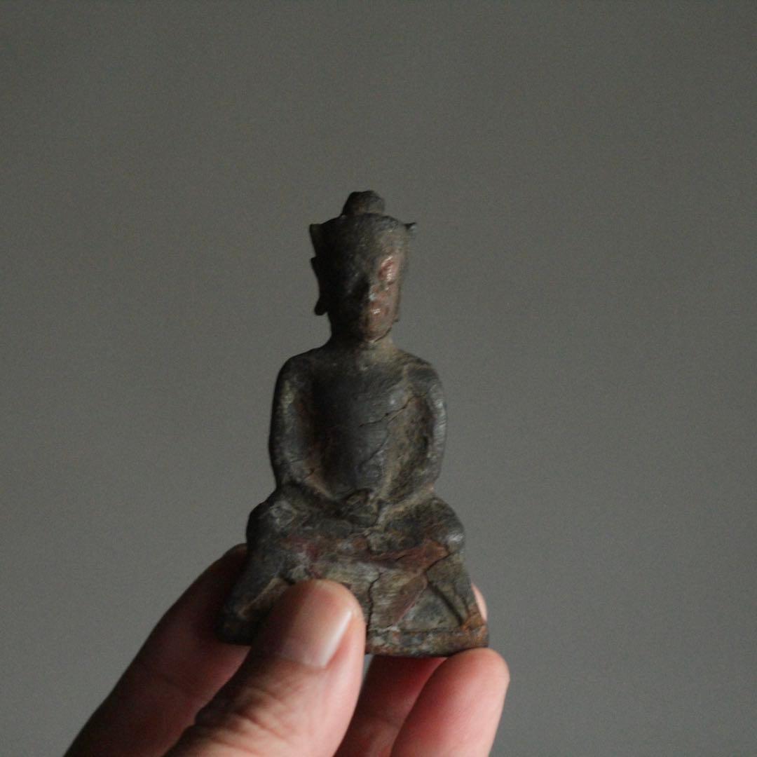 鋳銅仏 座像 仏教美術 古美術 古道具 アンティーク 古銅仏