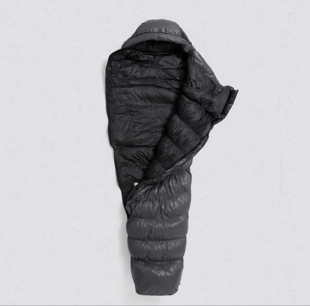 BROOKLYN OUTDOOR COMPANY ダークグレー寝袋　800FP