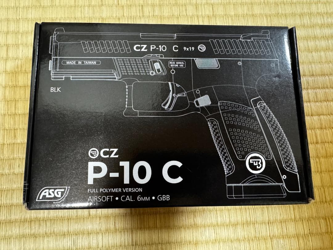 新品未開封 ASG CZ P-10C ガスブローバック 樹脂スライド JP