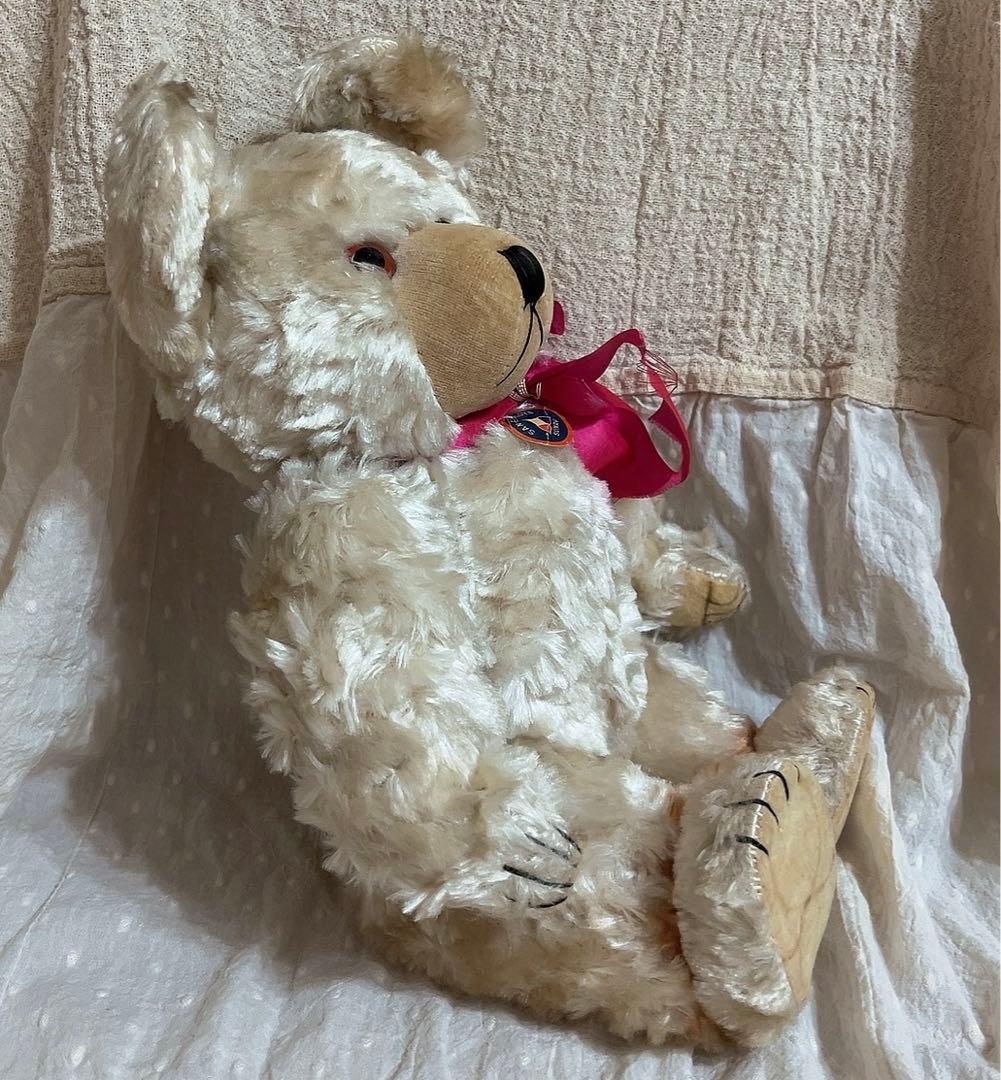 当時物　昭和レトロ　ぬいぐるみ　くま　テディベア　レトロ　人形　三英