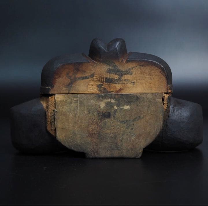 送料無料　戦国時代～安山桃山時代木造菅原道真像