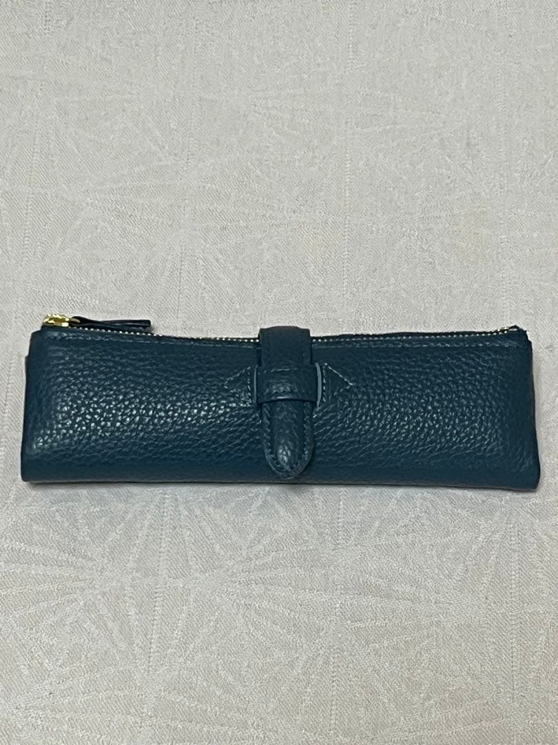 C COMPANY LIMITED ターコイズブルーレザー筆箱