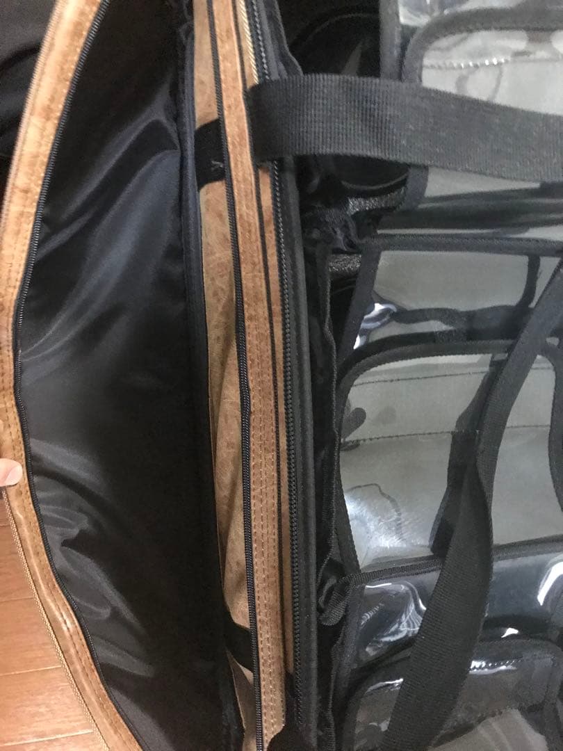 【廃盤品】未使用 ブランズウィック　3ボールバッグ　ブラウン　キャリーバッグ