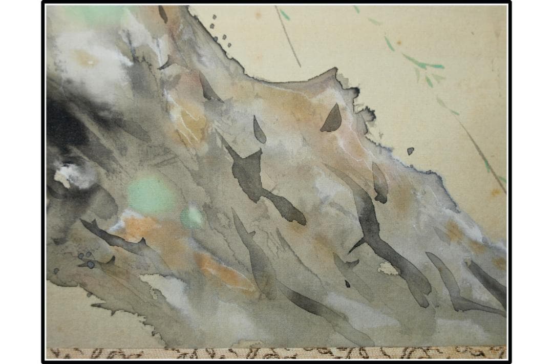 古民家整理品　日本江戸時代肉筆掛け軸そ※1激安骨董品 X1004C3-2