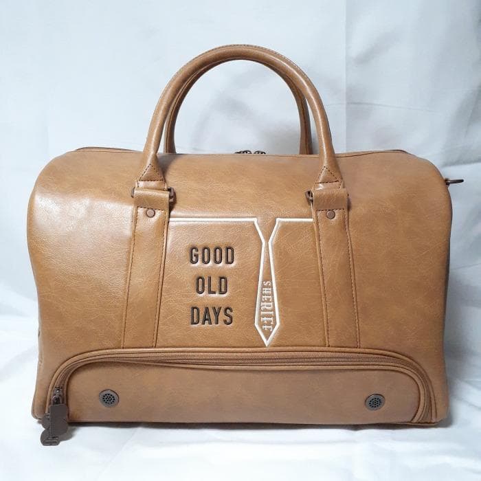 美品 SHERIFF ゴルフ クラシック 2way シューズ収納 ボストンバッグ