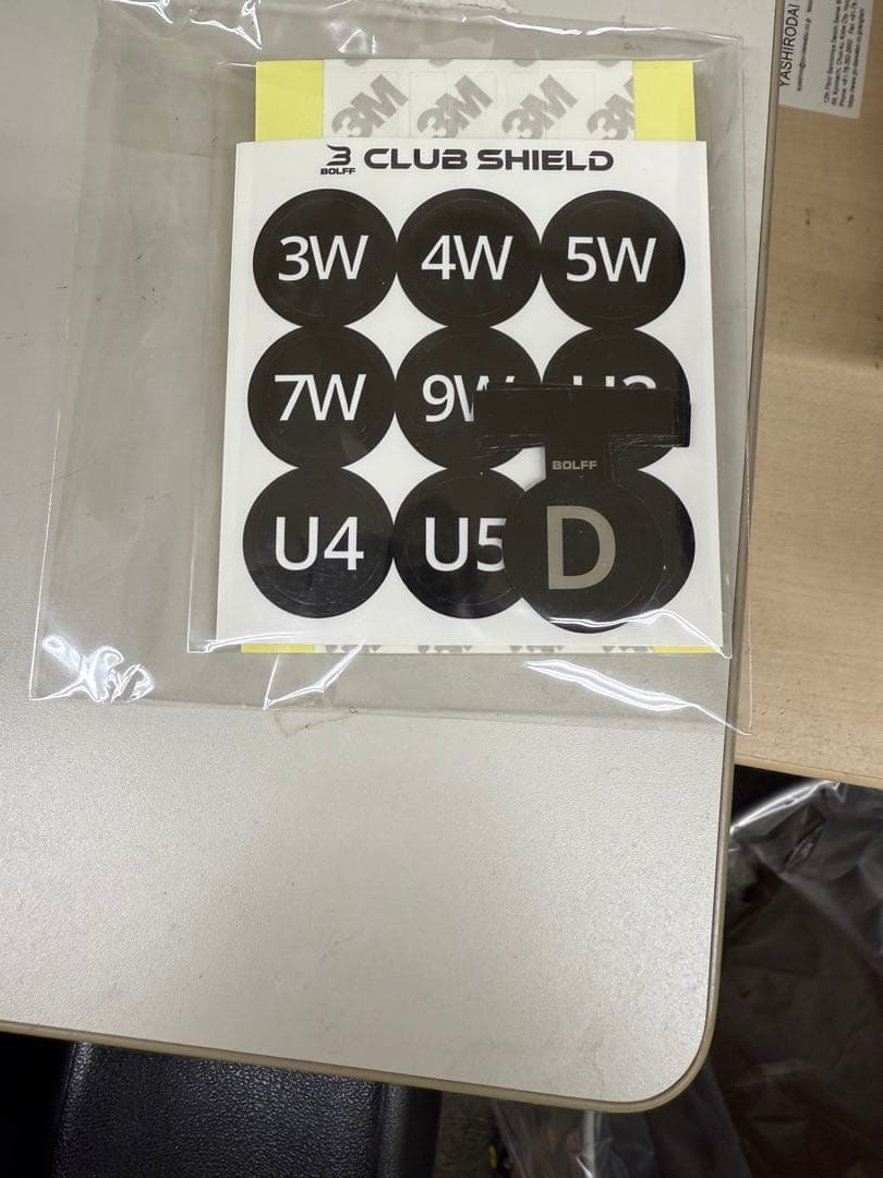 BOLFF CLUB SHIELD ブラック クラブシールド