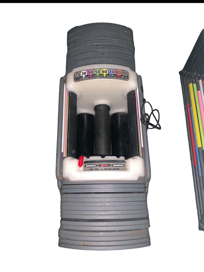 TOP FILM アジャスタブルダンベル27段階調節 41キロ 1/2個②