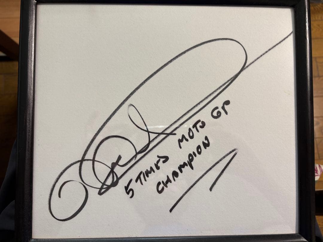 MotoGP ミック・ドゥーハン選手　直筆サイン入り色紙