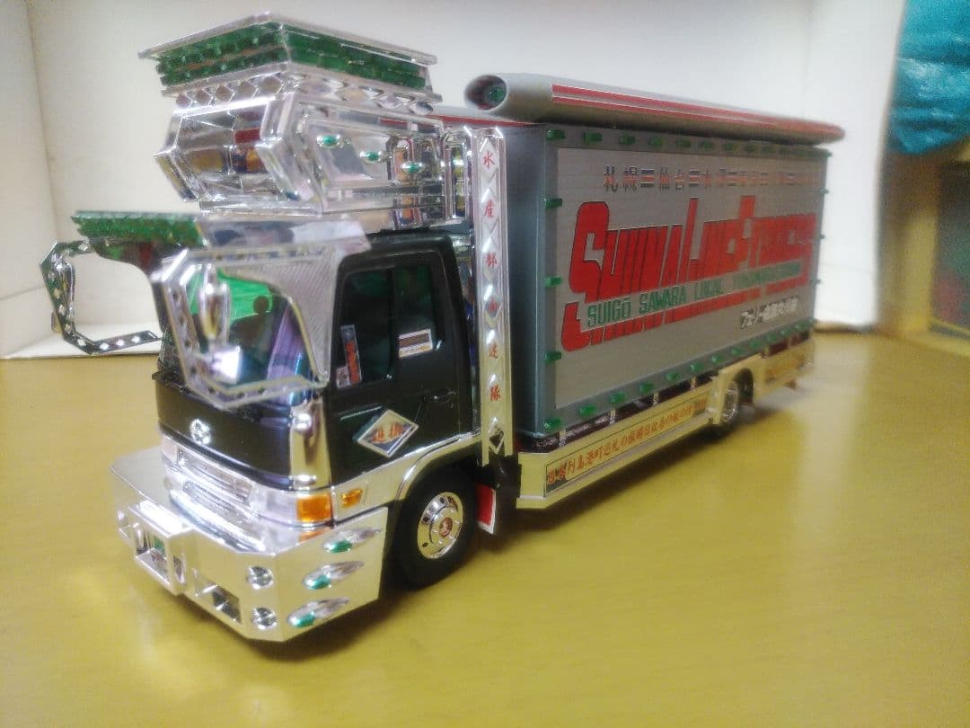 アオシマ デコトラ 4t 椎名急送 水郷特急